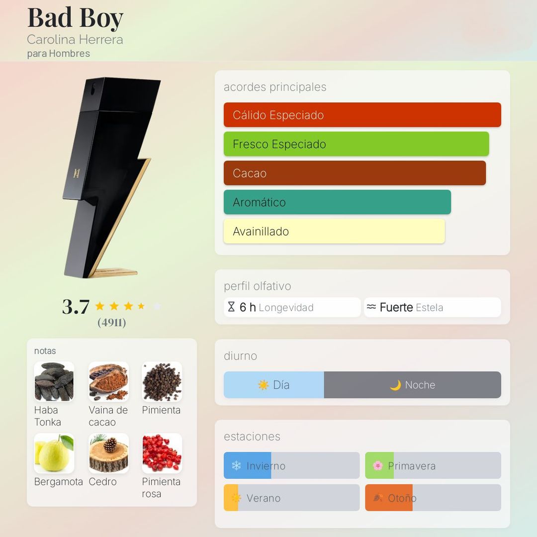 BAD BOY CAROLINA HERRERA 