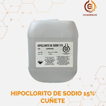 Imagen del producto HIPOCLORITO DE SODIO: 15% - CUÑETE