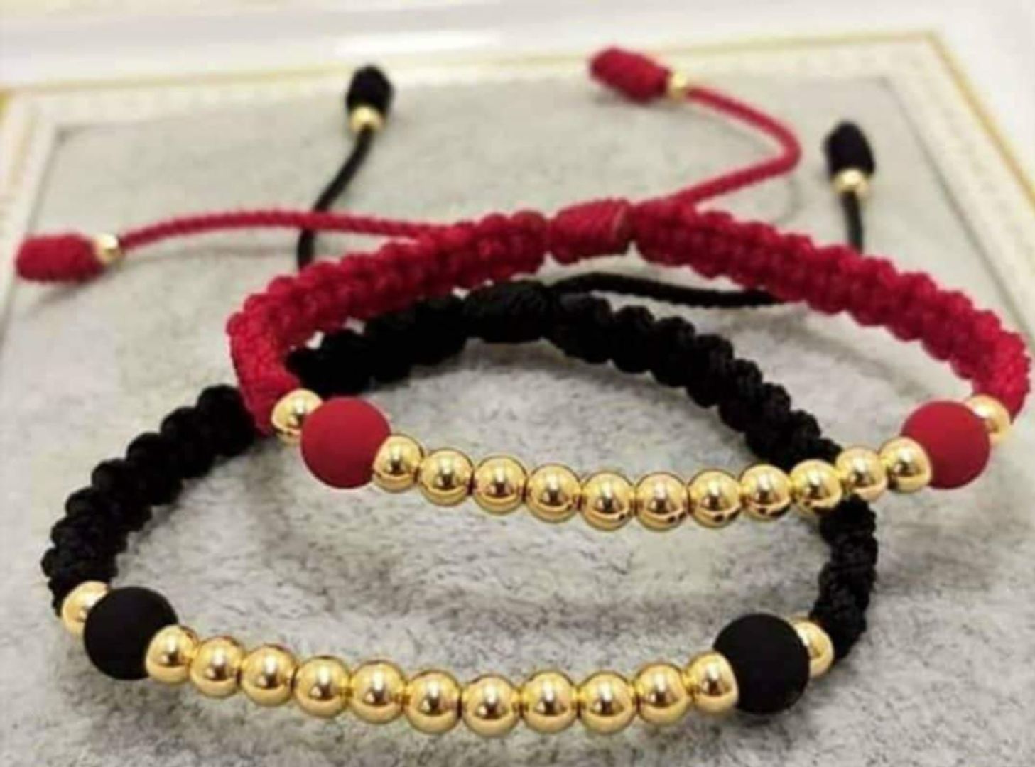 Par pulseras balin 4mm liso artesanales