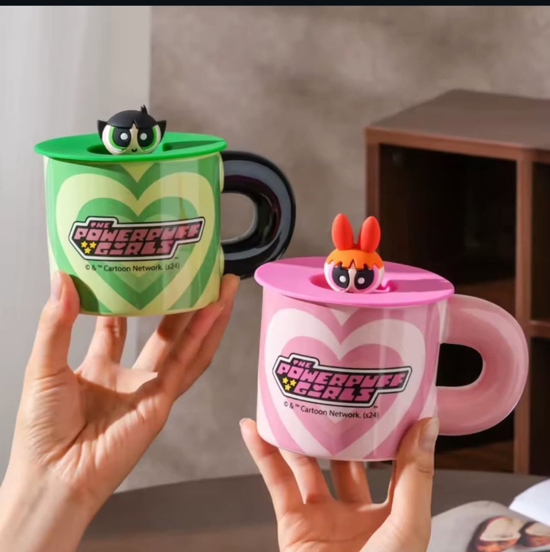 Mug chicas súper poderosas tapa silicona 