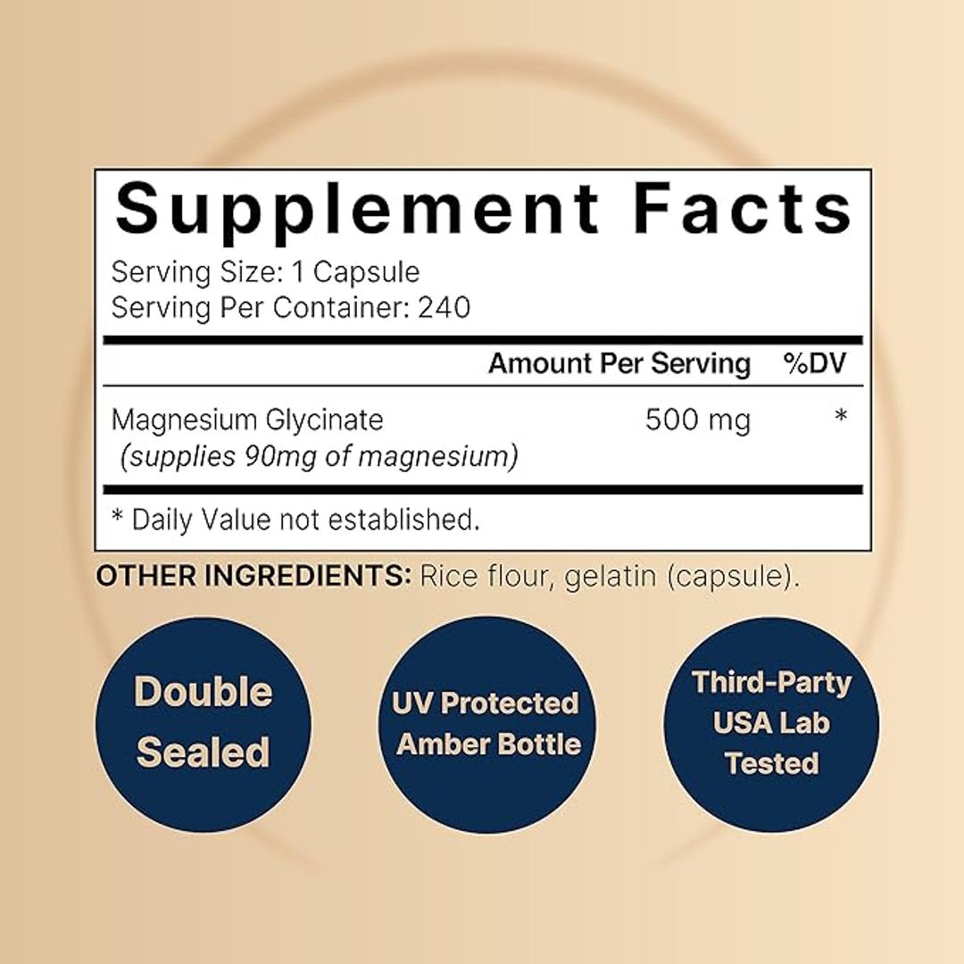 Magnesio Glicinato 500mg 240Cap Naturebell