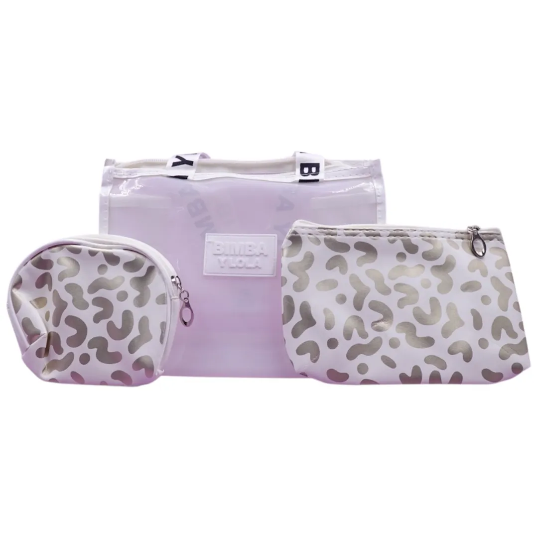 COSMETIQUERA BIMBA Y LOLA TRANSPARENTE x3