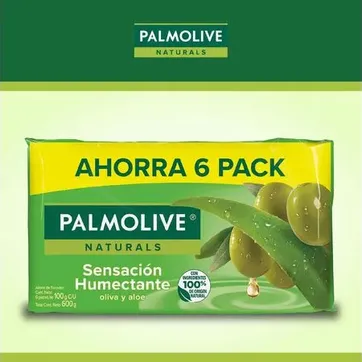 Imagen del producto JABON PALMOLIVE OLIVA Y ALOE VERA X 110 GR PAQ X 6 UND