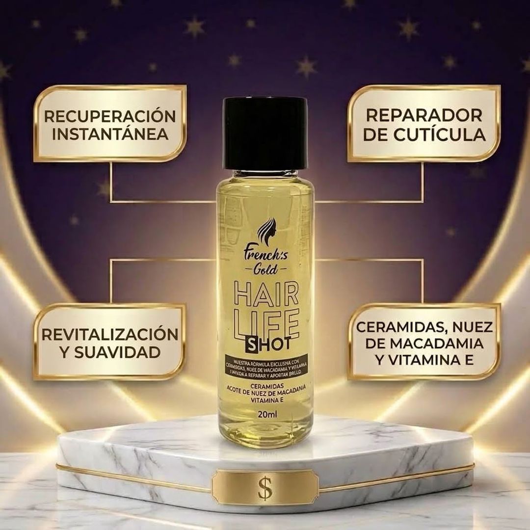FRENCHS GOLD HAIR LIFE SHOT AMPOLLA