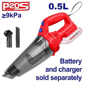 EMTOP ASPIRADORA DE MANO 0,5L INALAM 20V NO INCLUYE BATERIA NI CARGADOR - imagen 2