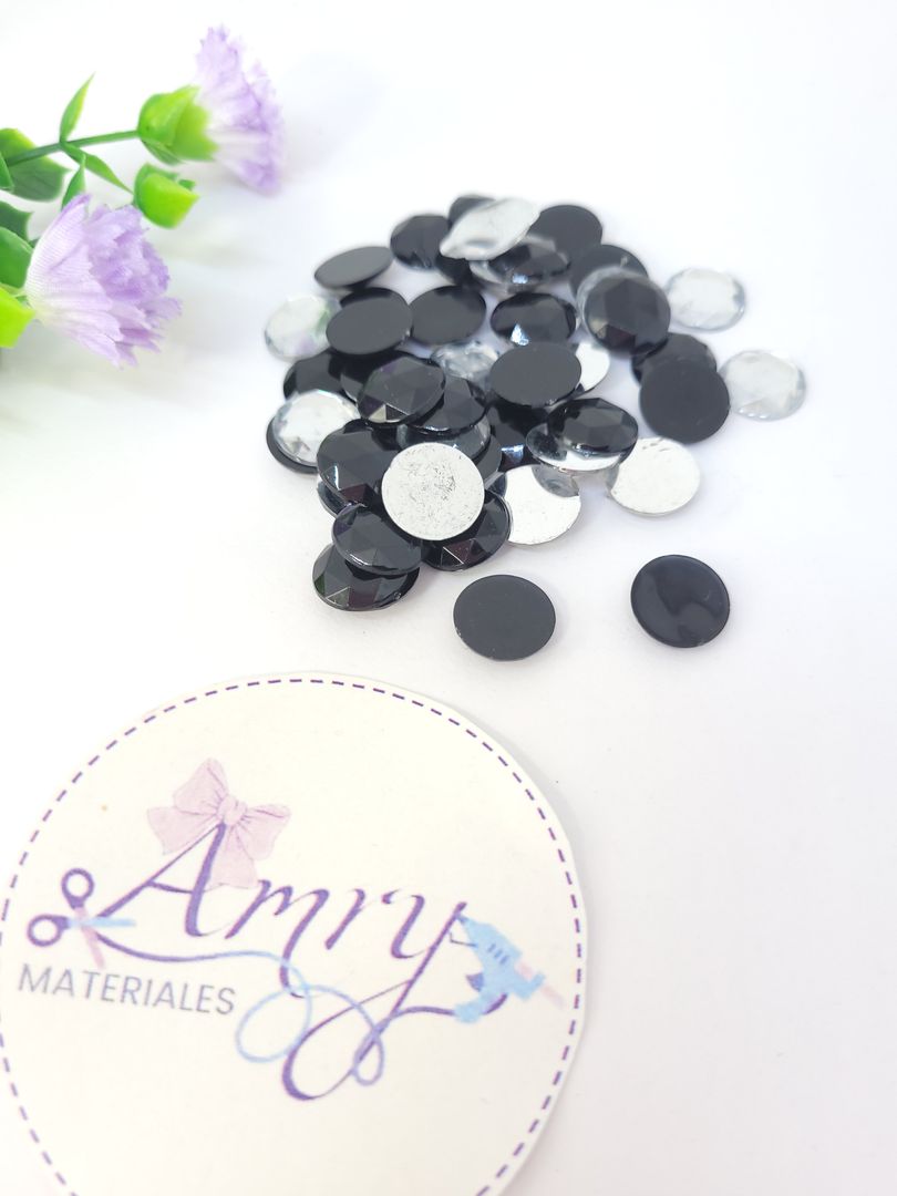 10gr Apliques brillos surtido negro y tornasol 