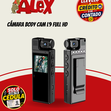 Imagen del producto CÁMARA BODY CAM L9 FULL HD