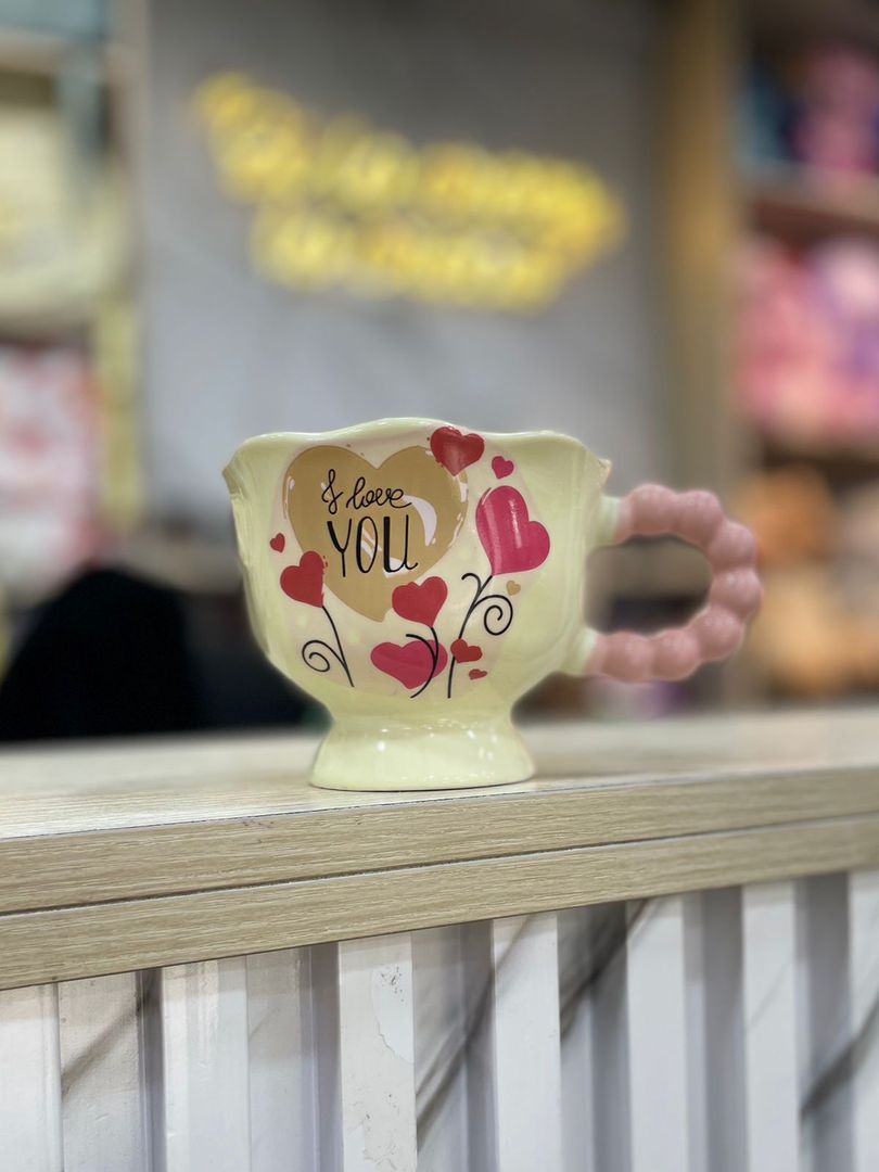 MUG CERAMICA CORAZÓN 