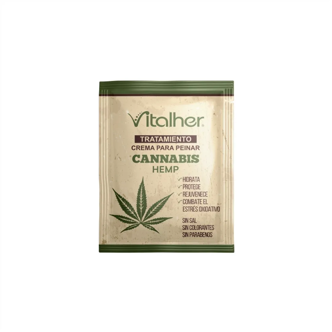 VITALHER CREMA PARA PEINAR CANNABIS SACHET 30ML