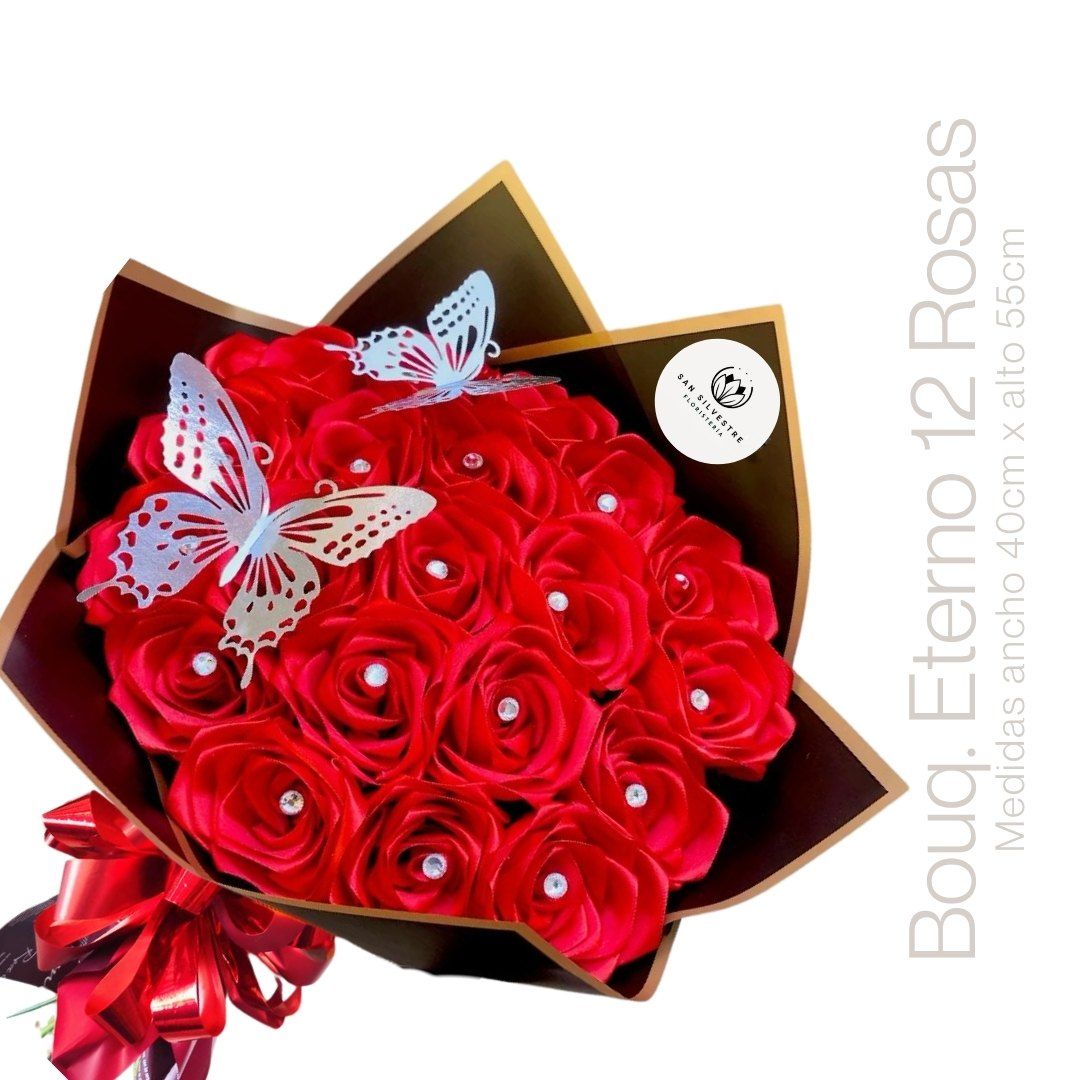 BOUQUET ETERNO 12 ROSAS