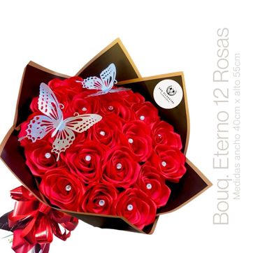 Imagen del producto BOUQUET ETERNO 12 ROSAS