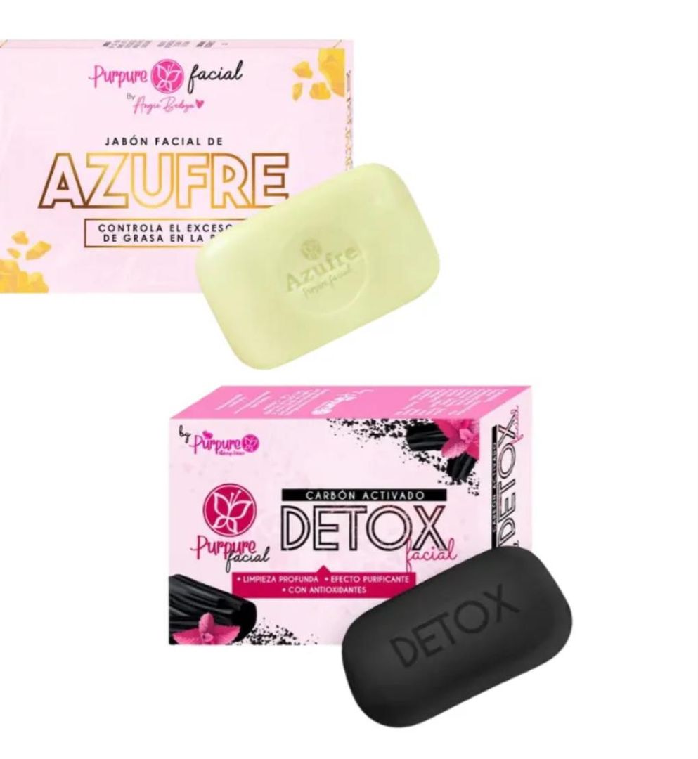 331- JABON AZUFRE Y CARBÓN CONTROL GRASA Y ACNÉ PURPURE