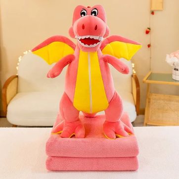Cojín con cobija dragón  - imagen 1