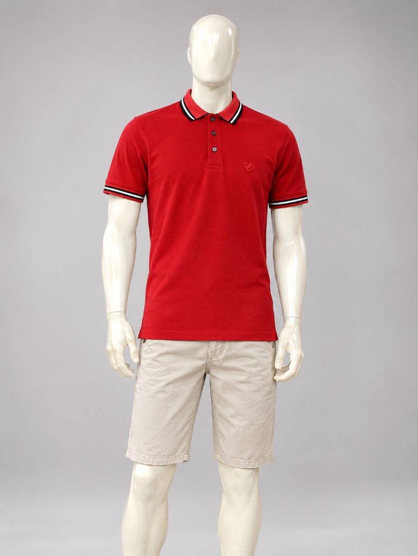Camiseta tipo polo pique
