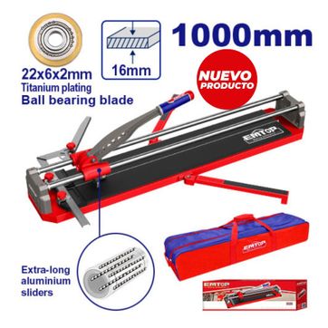 EMTOP CORTA BALDOSA 1000MM PORCELANATO CON RODAMIENTO INCLUYE MALETIN SUPER EMTOP - imagen 1