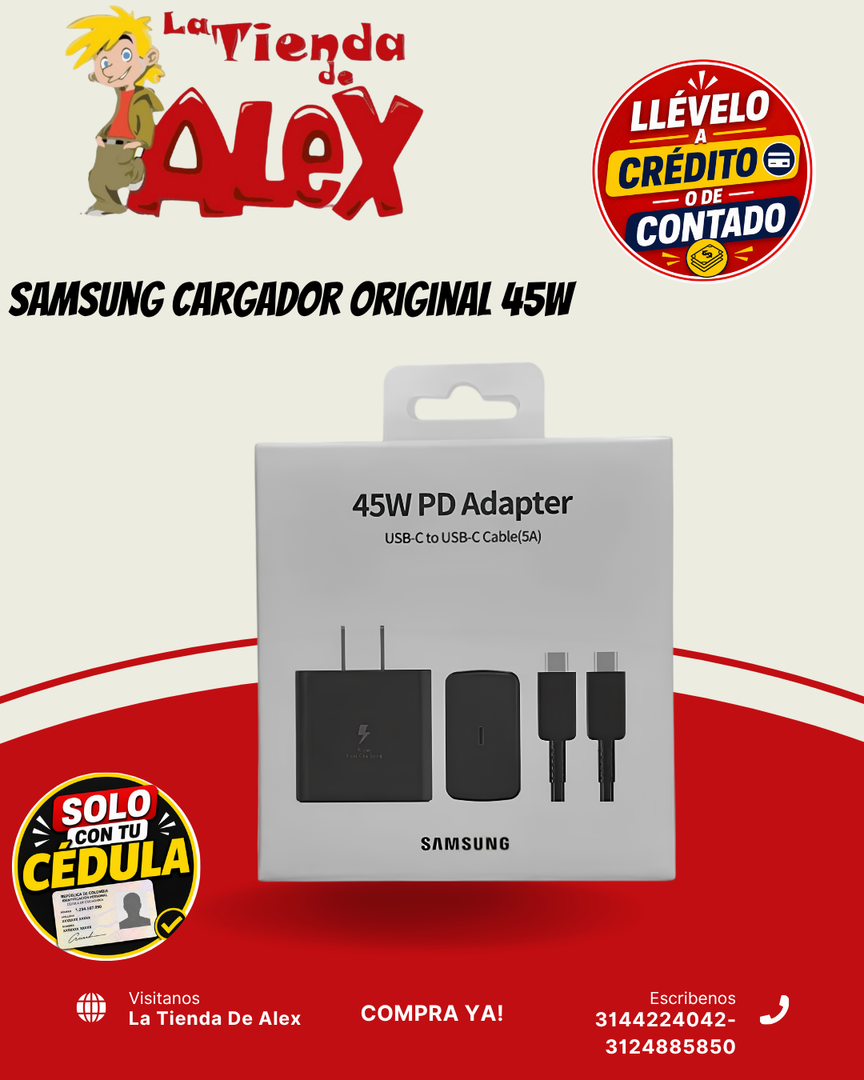 Samsung Cargador Original 45W