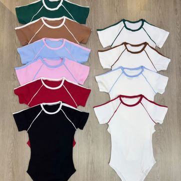Imagen del producto Body Manga Corta Doble Linea