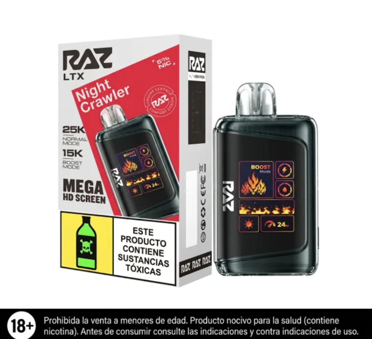 Raz Night Crawler 25.000 Puffs