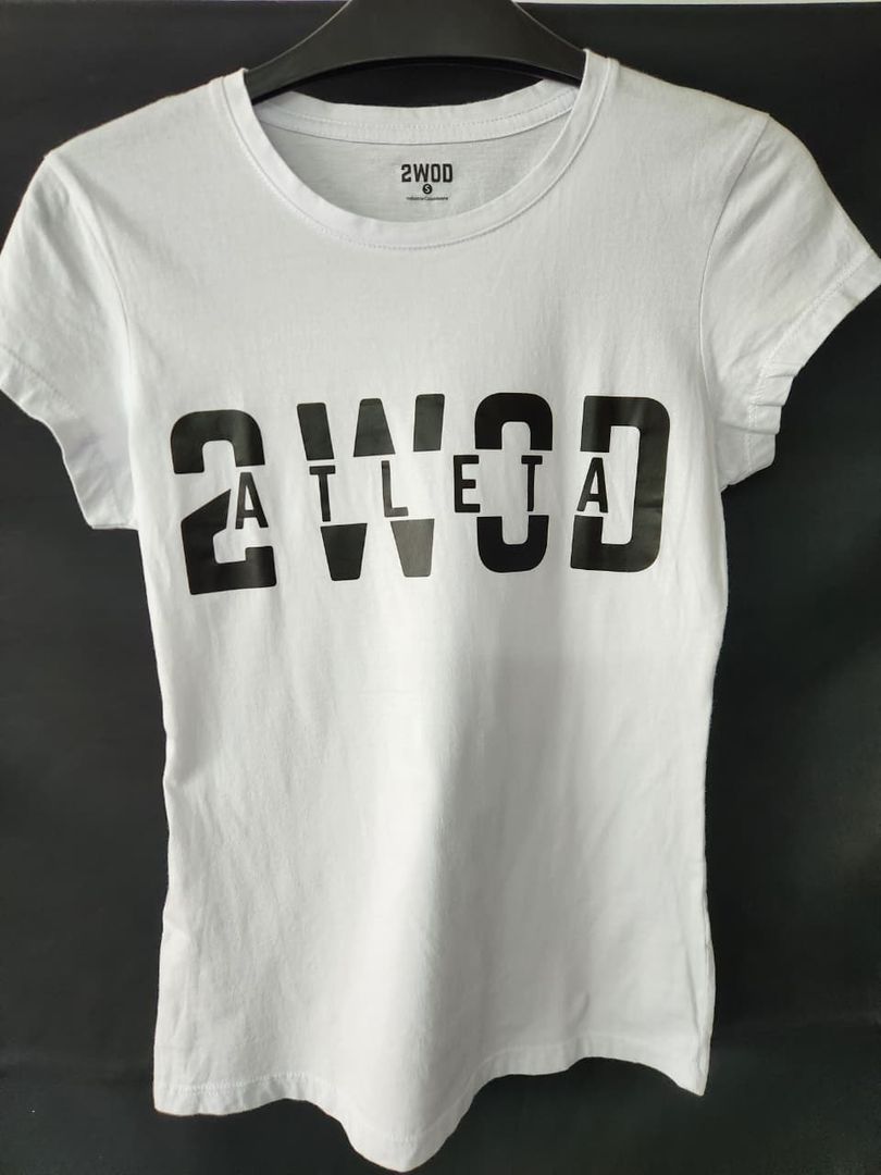 T-SHIRT ATLETA DAMA BLANCO