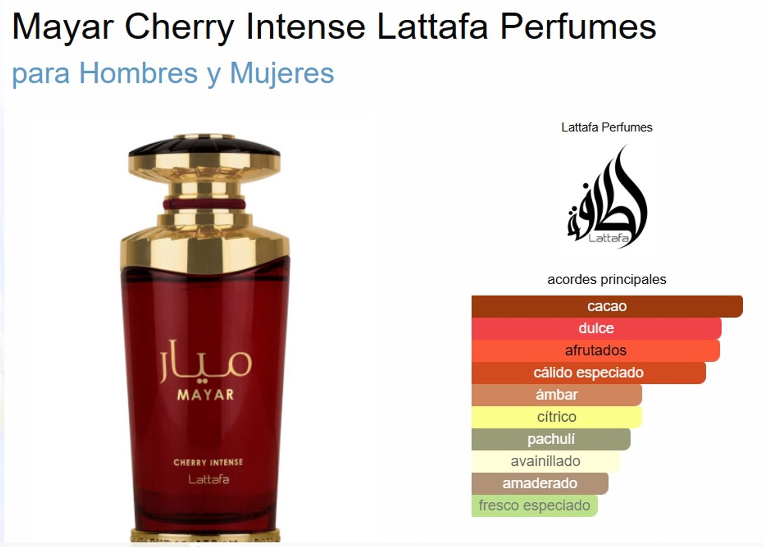 Mayar Cherry Intense 100ml