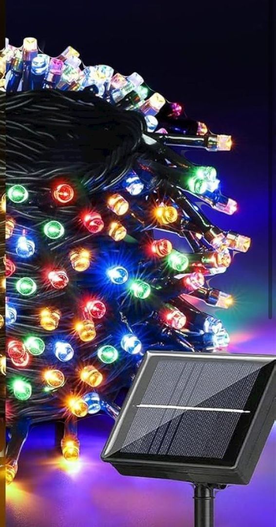 LUZ NAVIDAD SOLAR 5O BOMBILLOS