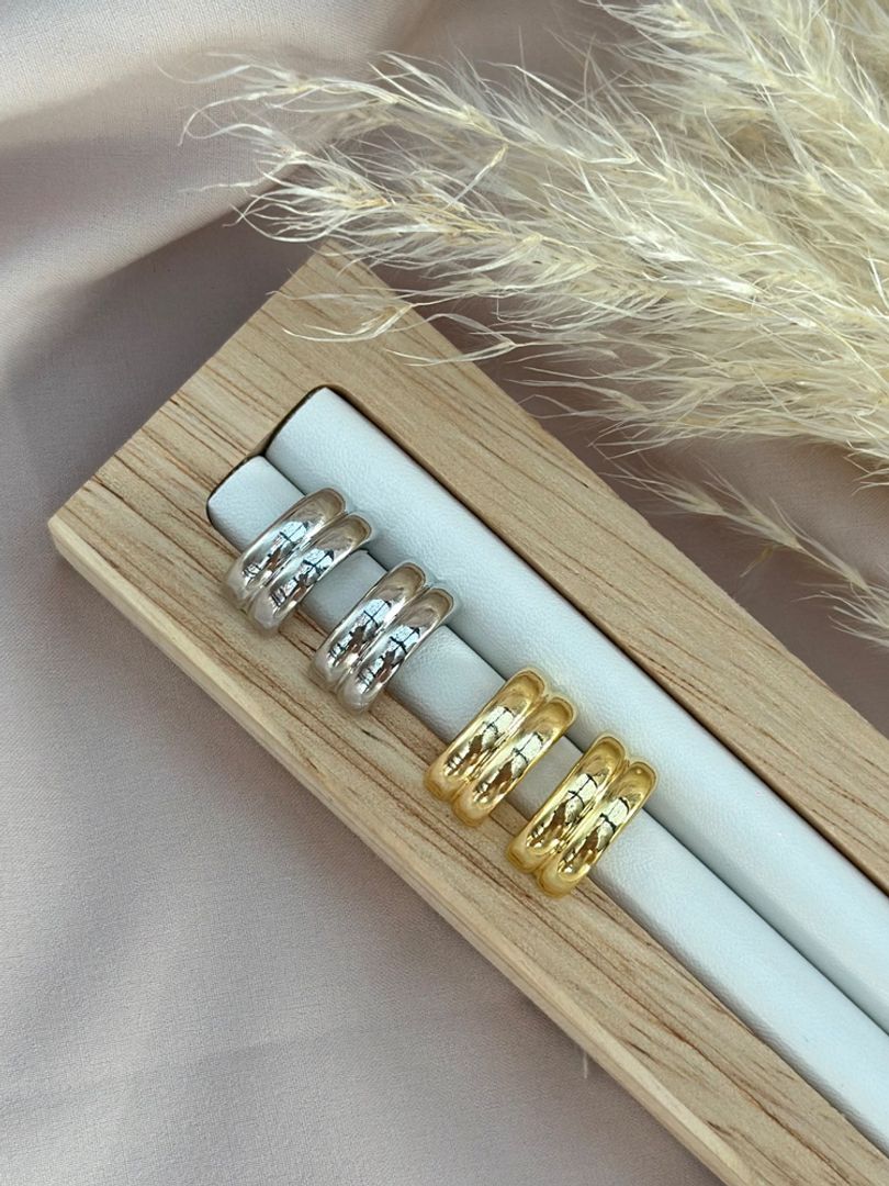 Arete doble línea curva 