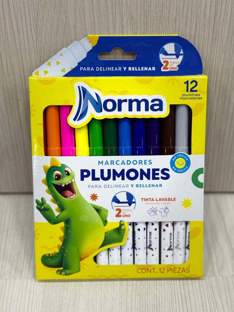 221 PLUMONES NORMA X12