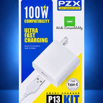 Imagen del producto CARGADOR PZX P13 KIT – CARGA RÁPIDA TIPO C