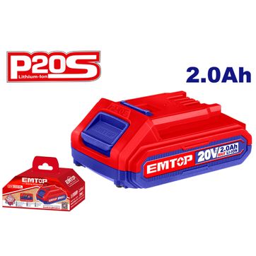 Imagen del producto EMTOP BATERIA 20V/2.0Ah ION DE LITIO