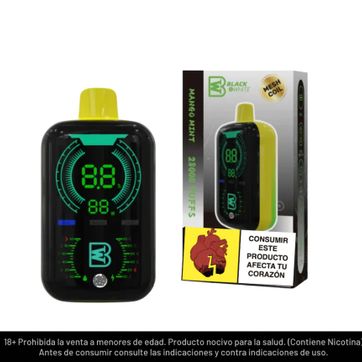 Imagen del producto Black And White Mango Mint 28.000 Puffs