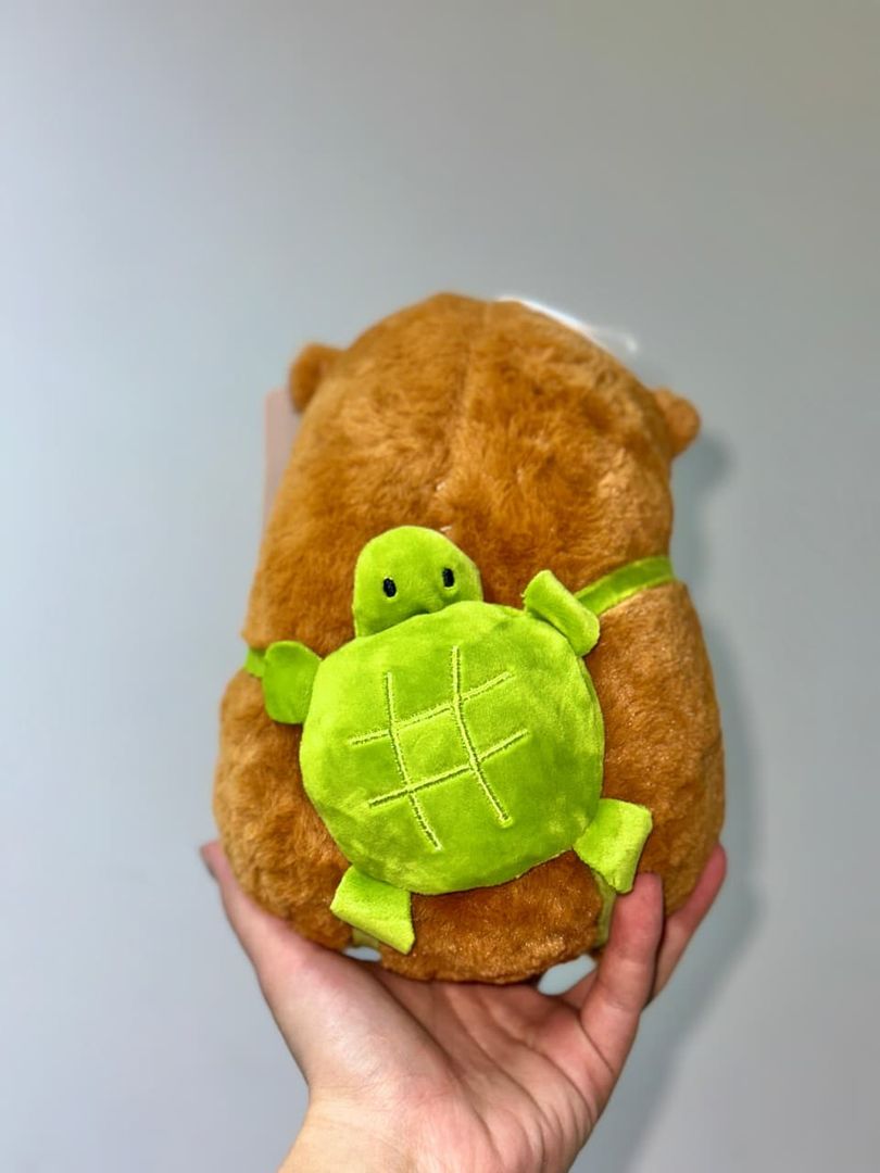 CAPIBARA TORTUGA Y ABEJA 20cm 