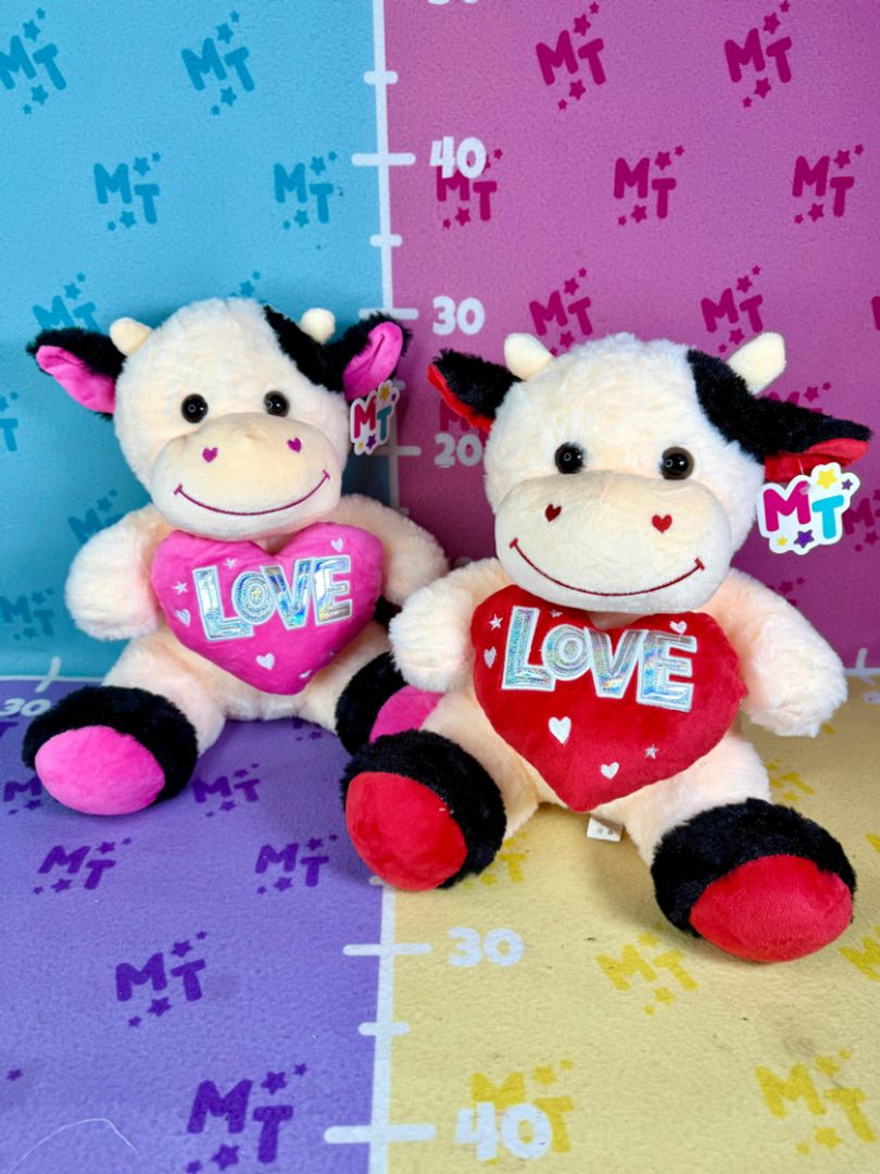 Vaca corazón love 30cm PLS