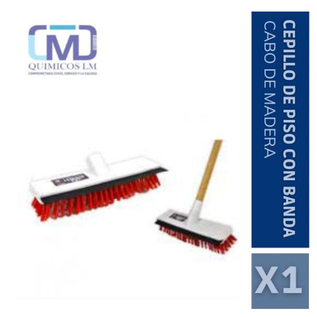 CEPILLO DE PISO CON BANDA 