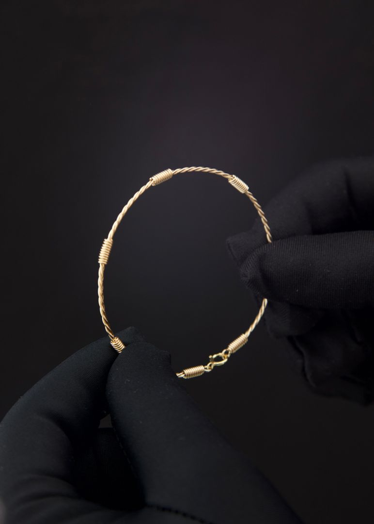 Pulsera alambre 7 nudos 