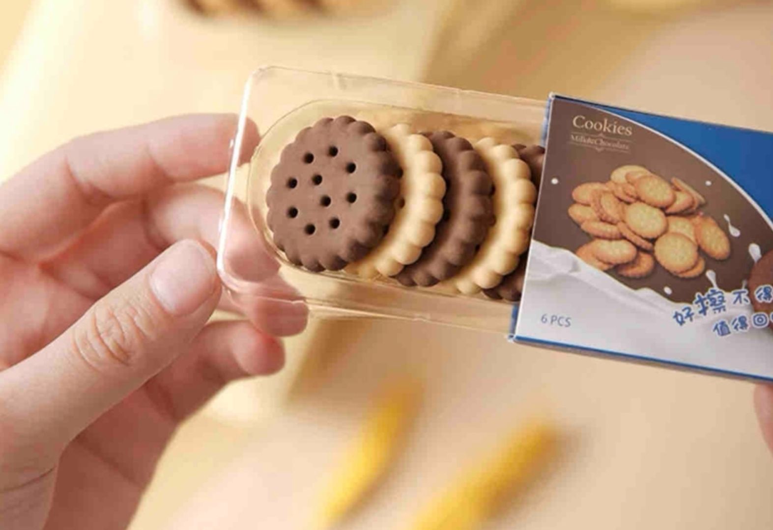 BORRADORES GALLETAS CAJA X 6