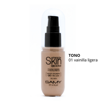 MAQUILLAJE HIDRATANTE BASE LIQUIDA SAMY - imagen 1