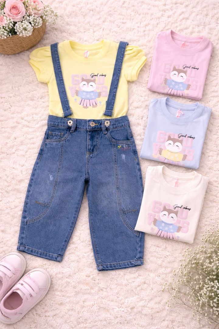 conjunto overol pantalon bebita