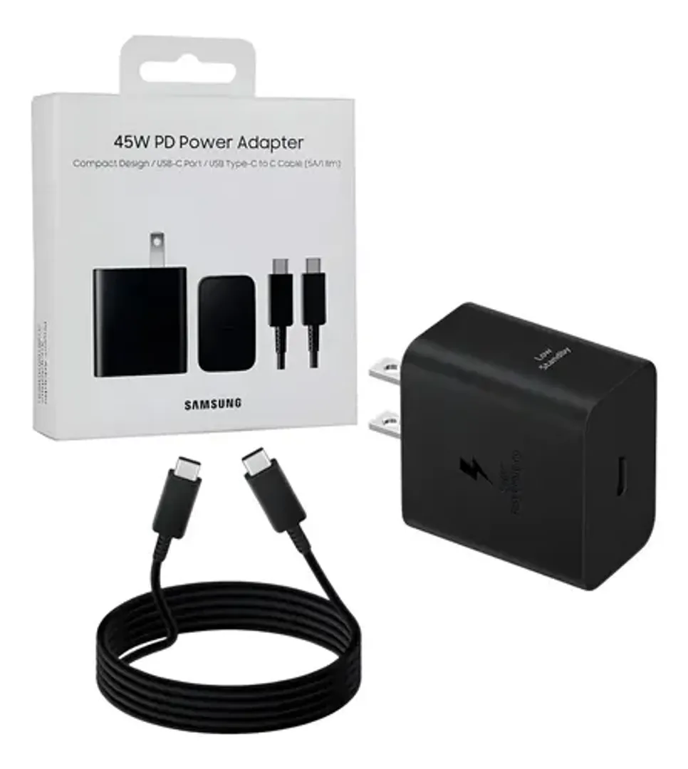 CARGADOR SAMSUNG 45W PD – CAJA BLANCA TIPO ORIGINAL