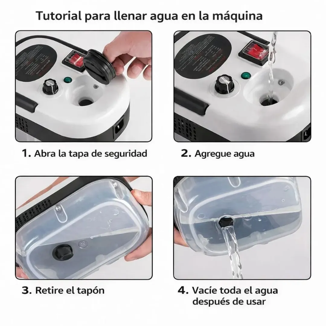 LIMPIADORA VAPOR ELECTRICO ALTA PRESION PORTATIL