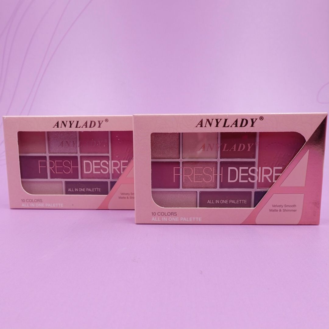 PALETA DE SOMBRAS FRESH DESIRE ANYLADY