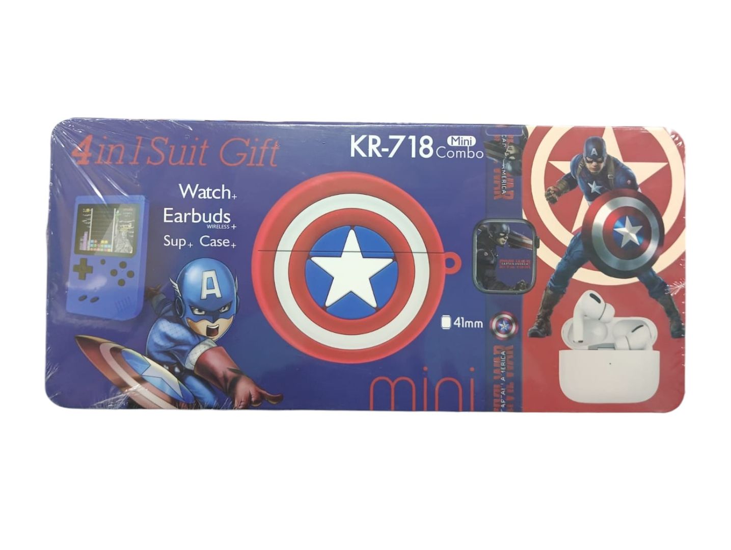 COMBO 4 EN 1 RELOJ + AUDIFONOS PRO 2 + ESTUCHE + CONSOLA SUP RETRO