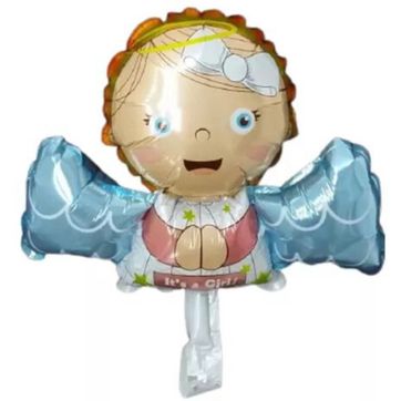 GLOBO FOIL ANGELITOS X 12 UNI - imagen 1