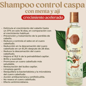 Imagen del producto SHAMPOO CON MENTA Y AJÍ 