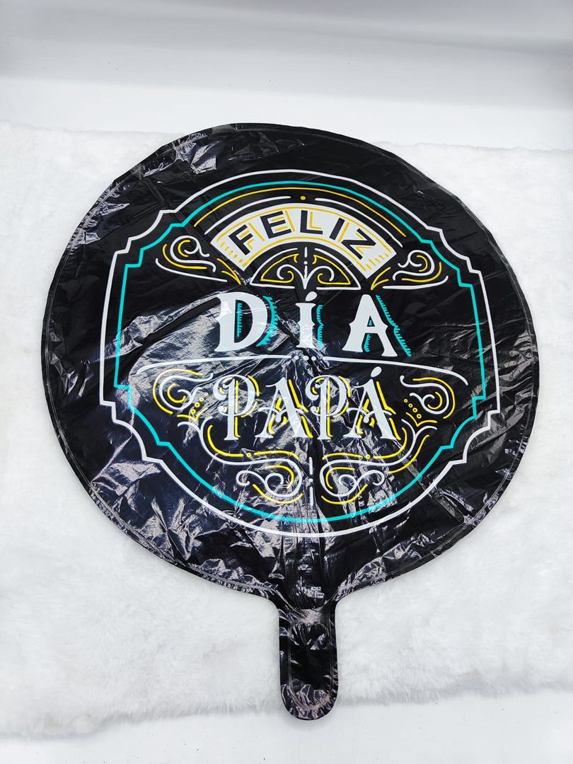 Globos con mensaje de padre 