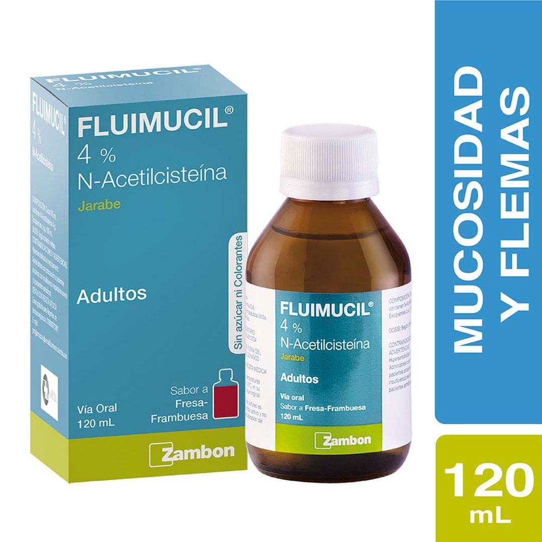 FLUIMUCIL 4% ADULTO JBE X 120 ML