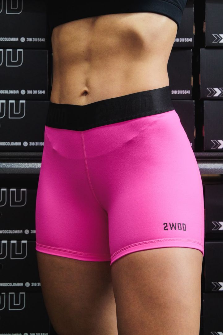 SHORT CLASICO NK FUCSIA NEON