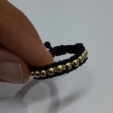 Imagen del producto Anillo artesanal full balin 3mm