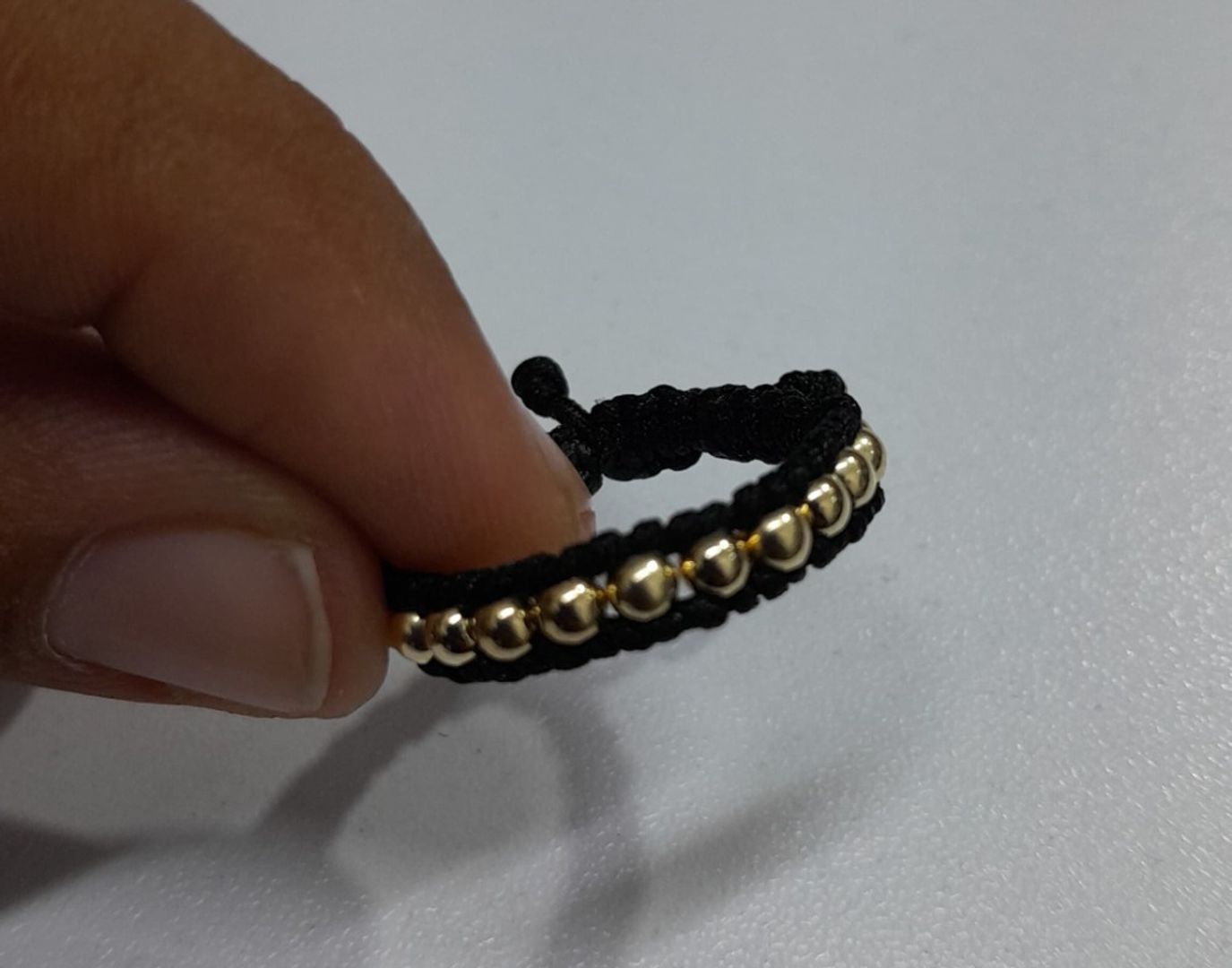Anillo artesanal full balin 3mm