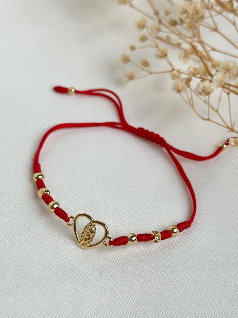 Pulsera corazón Guadalupe 