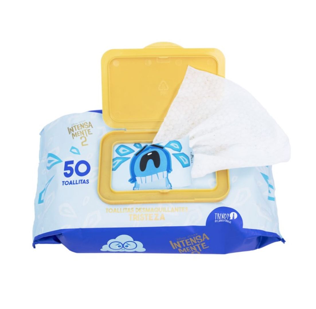 TOALLAS DESMAQUILLANTES TRISTEZA TRENDY x DISNEY 